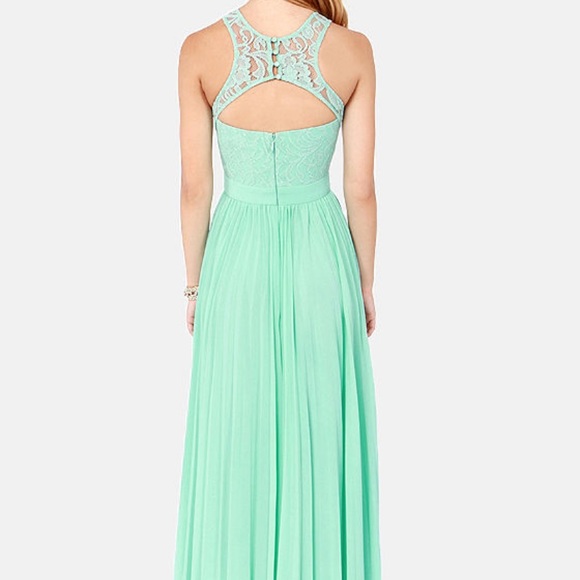 BARIANO TEAL MINT GREEN LONG DRESS XSMALL - Picture 6 of 7